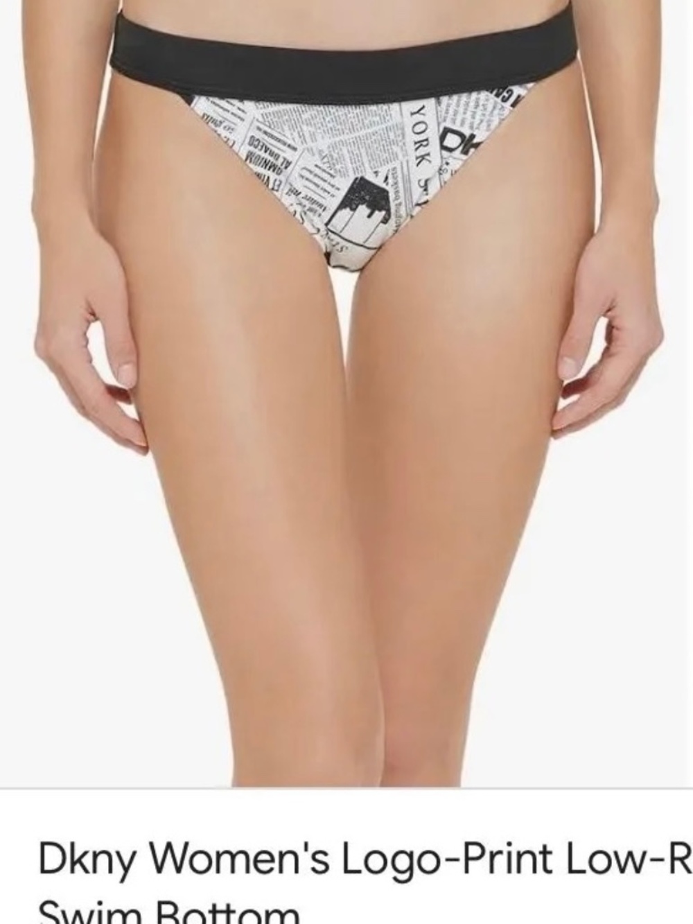 Brand new with tags DKNY swimsuit bikini set: XL top & L buttoms
